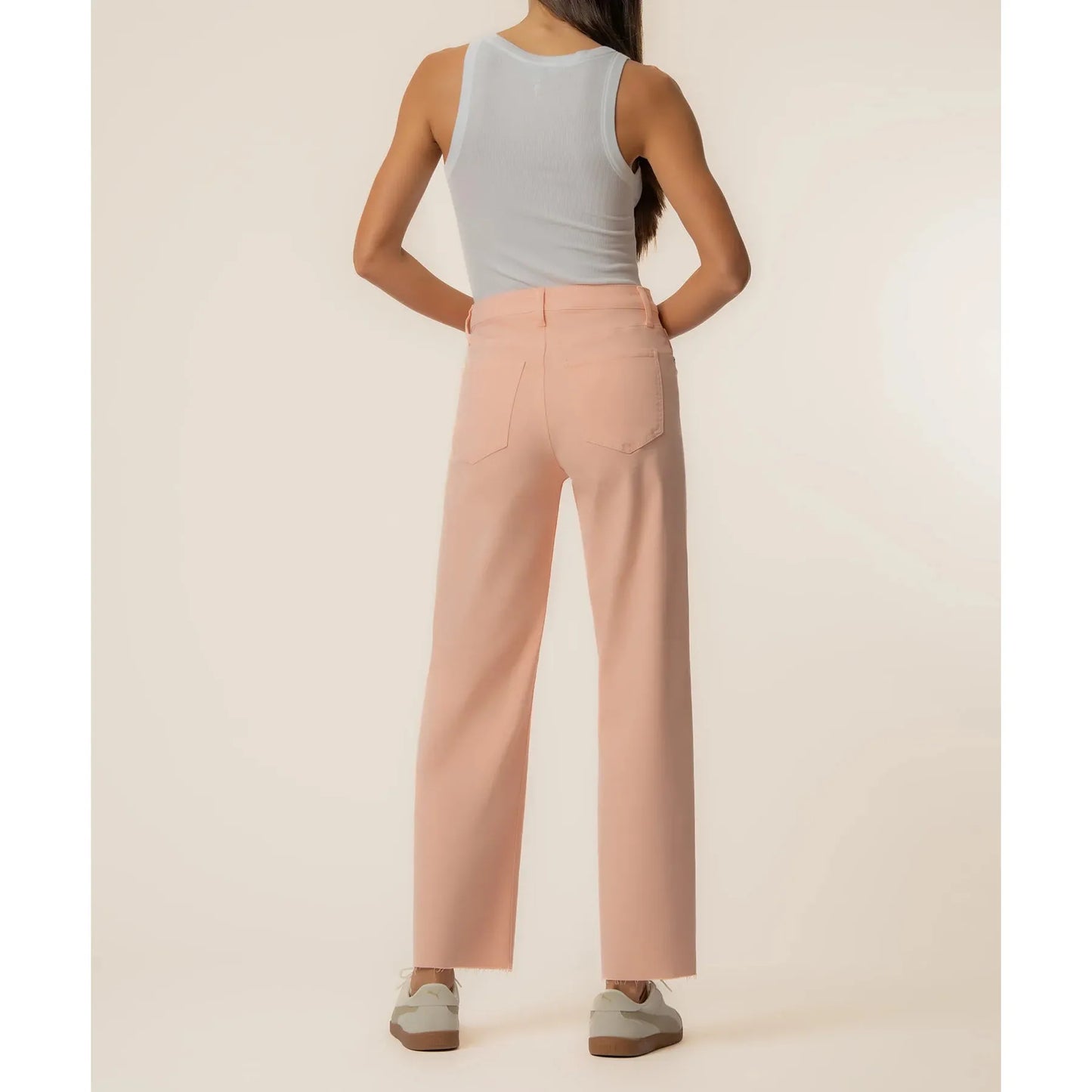 Kut from the Kloth Meg High Rise Wide Leg - Sherbert