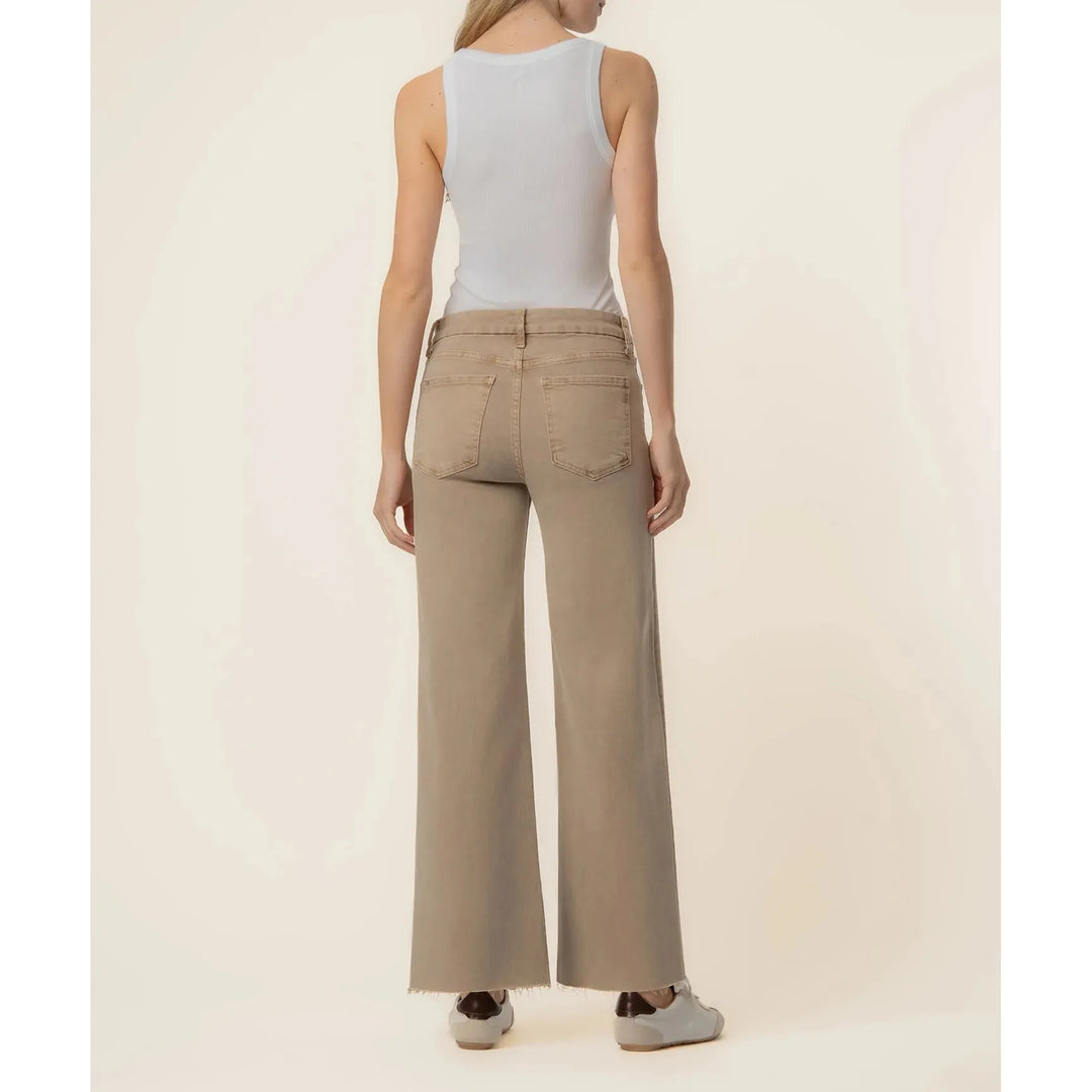 Meg High Rise Wide Leg in Chai