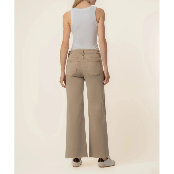 Meg High Rise Wide Leg in Chai