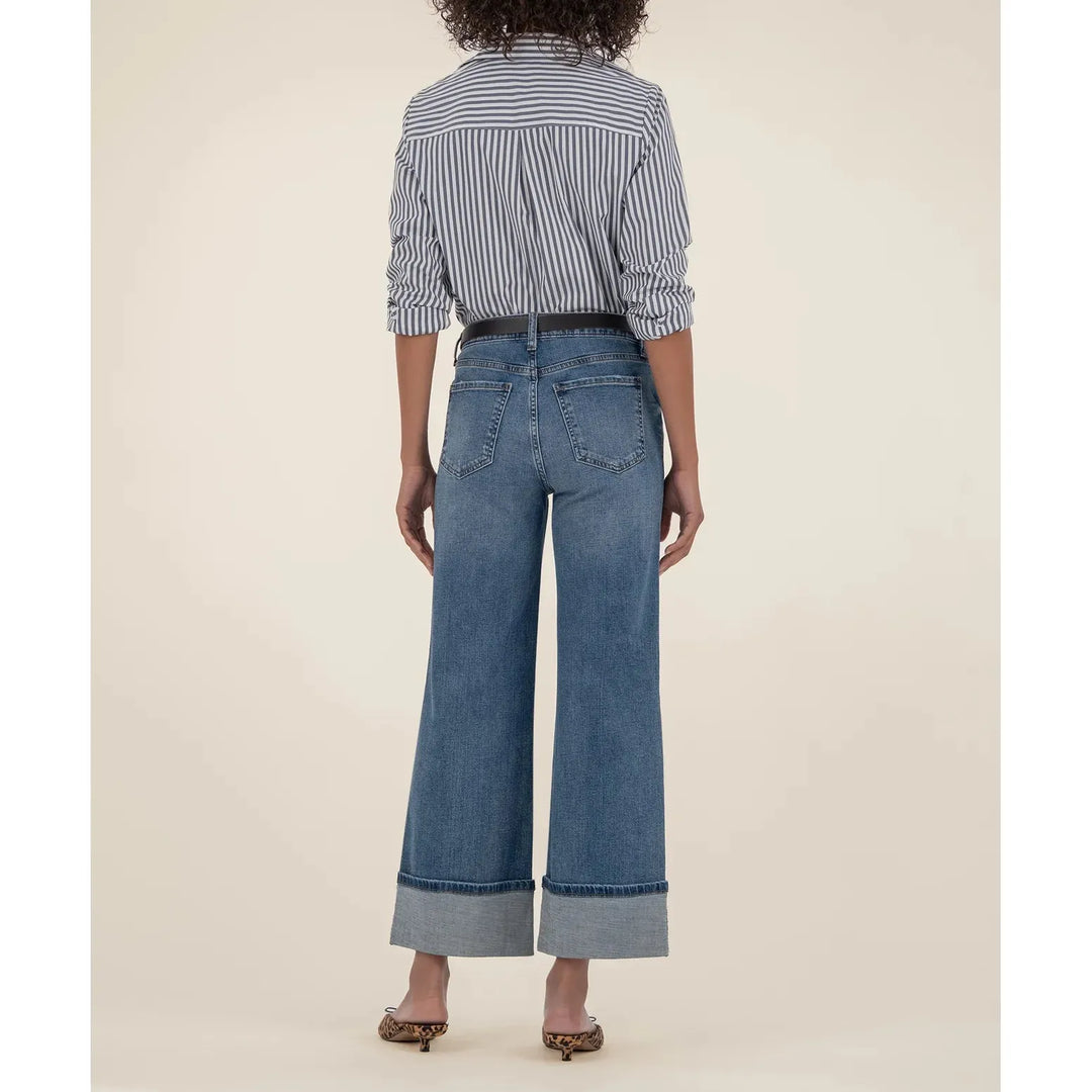 Meg High Rise Wide Leg - Incontrovert w/Medium Base Wash