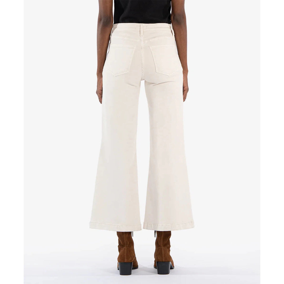 MEG HIGH RISE WIDE LEG DOUBLE FRT PKTS WIDE HEM