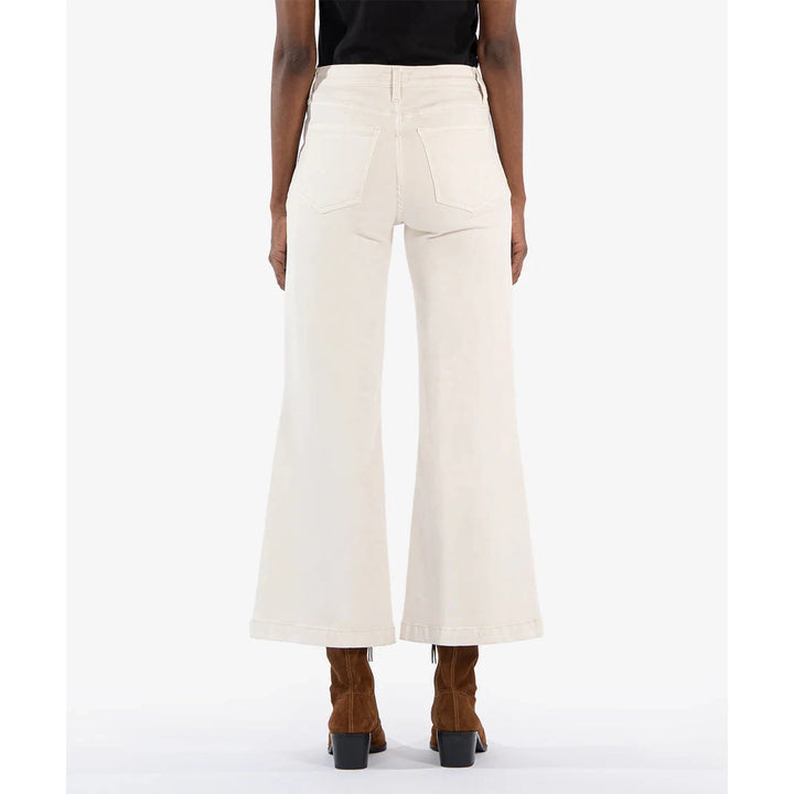 MEG HIGH RISE WIDE LEG DOUBLE FRT PKTS WIDE HEM