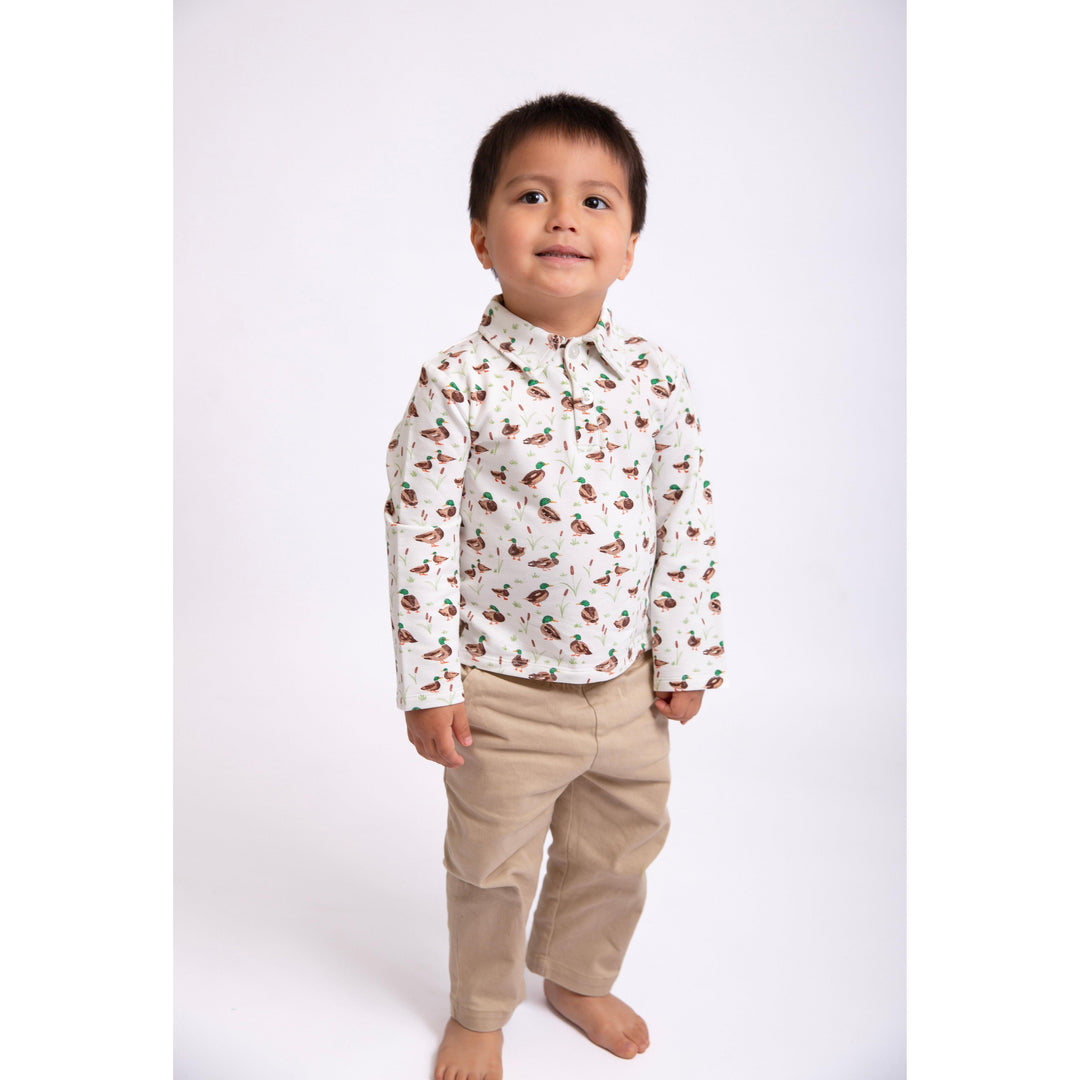 Goosies Polo Sweatshirt Mallard Drake