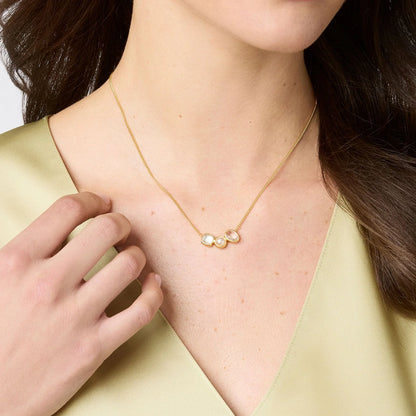 Kaleidoscope Delicate Necklace - Multi Stone