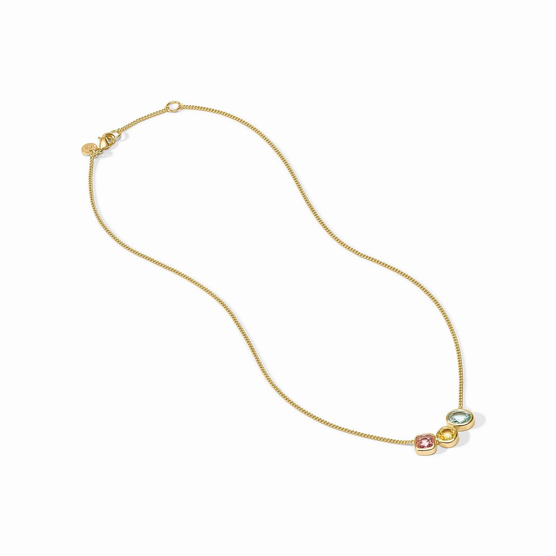 Kaleidoscope Delicate Necklace - Multi Stone
