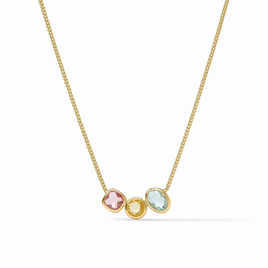 Kaleidoscope Delicate Necklace - Multi Stone