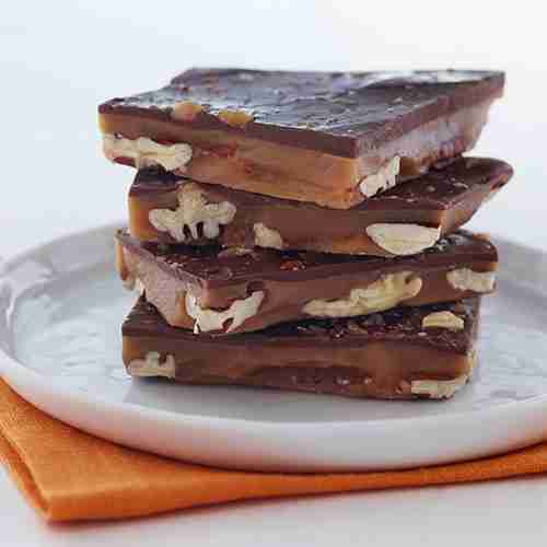 Lambrecht Gourmet award-winning pecan toffee for holiday gifting