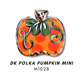 Polka Dot Pumpkin Mini