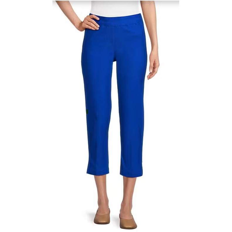 Pull-On Crop Pant With Real Front &amp; Back Pockets - Royal Blue