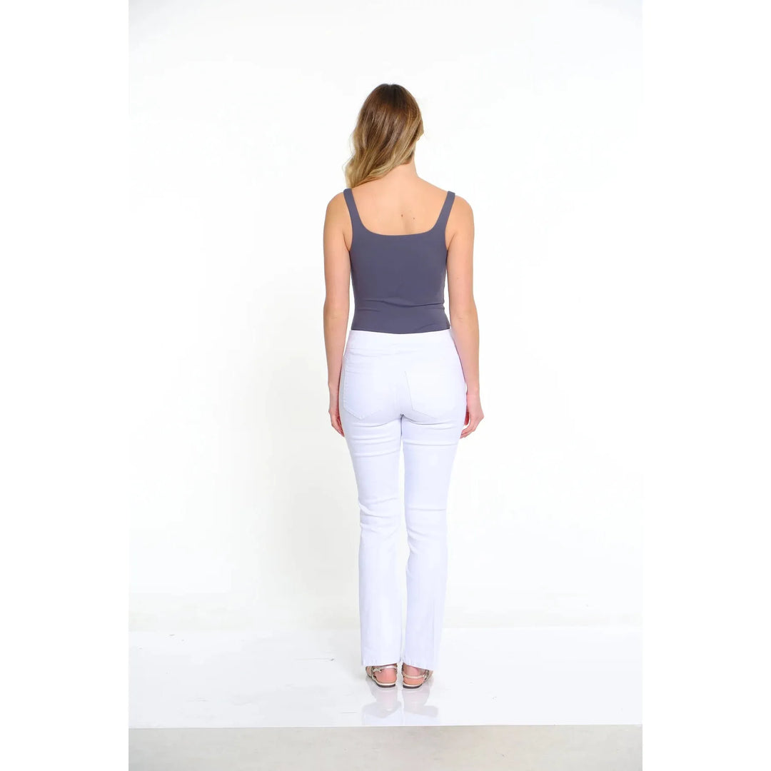 SlimSation Denim Ankle Jean - White