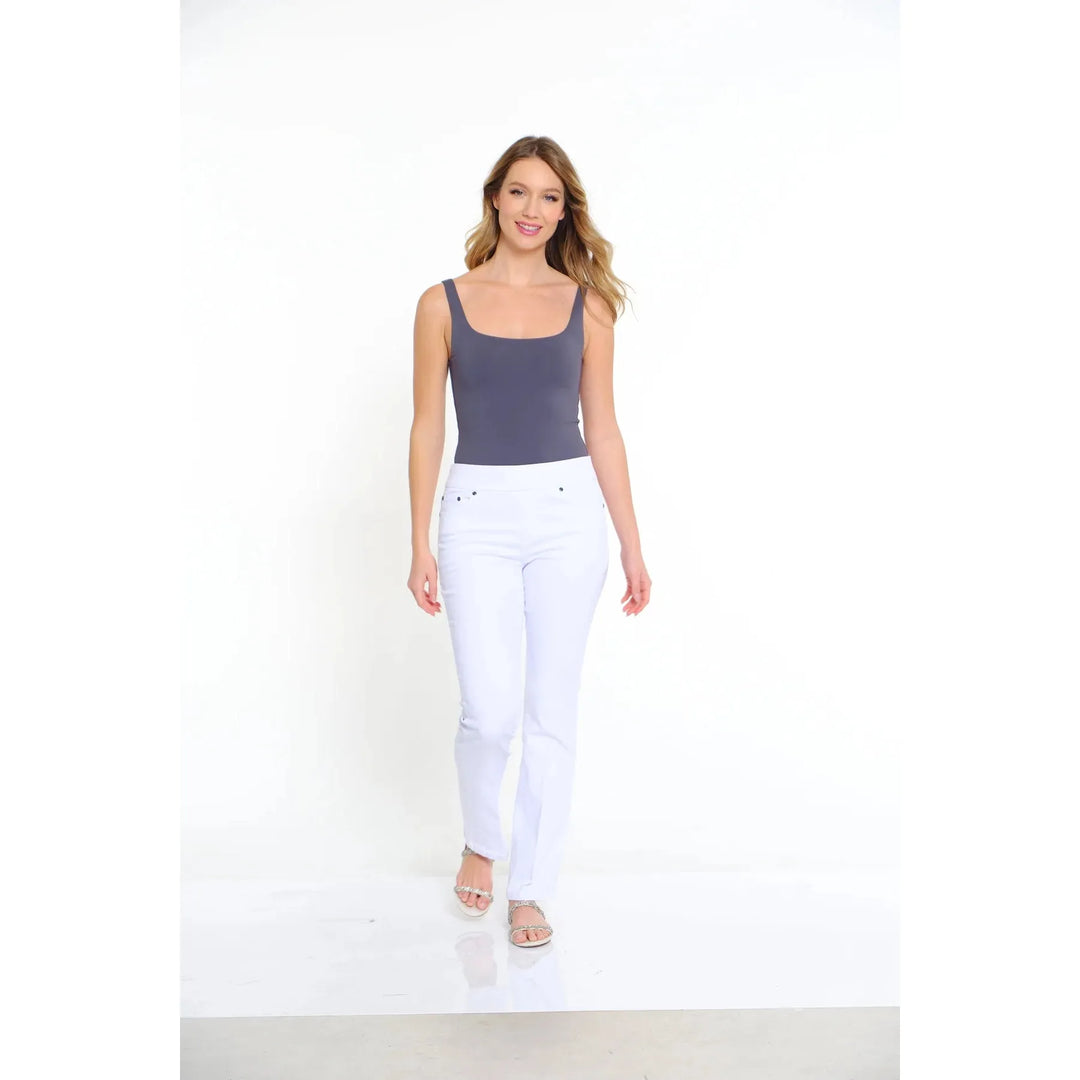 SlimSation Denim Ankle Jean - White