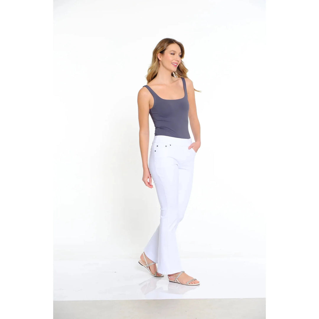 SlimSation Denim Ankle Jean - White