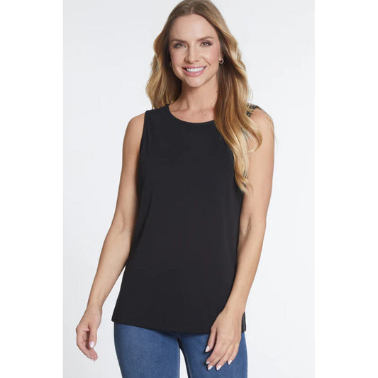 Black Scoop Kneck Tank Top