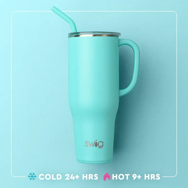 SHIMMER AQUAMARINE Mega Mug 40oz