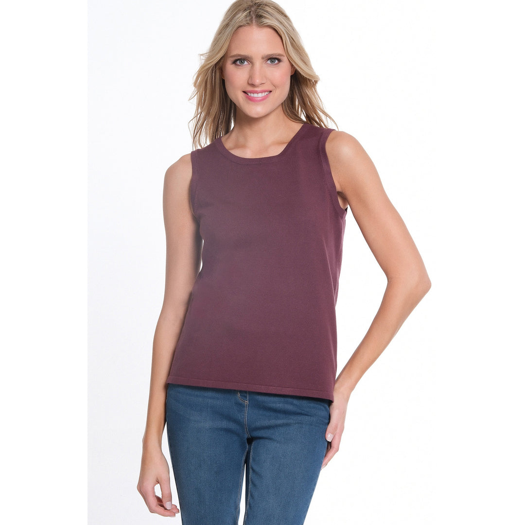Jewel Neck Tank Sweater