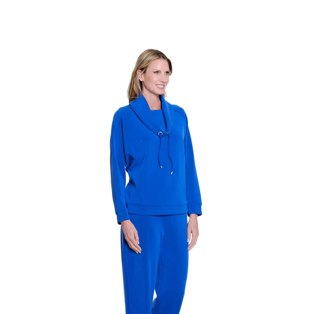 Royal Journey Set - Multiples Drawstring Cowl Neck Shirt &amp; Pant Set