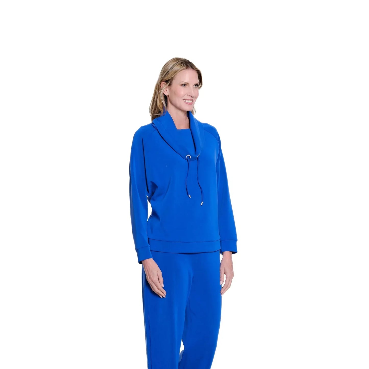 Royal Journey Set - Multiples Drawstring Cowl Neck Shirt & Pant Set