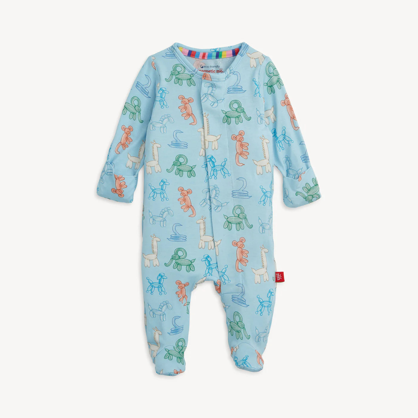 Blue Party Animals Glow in the Dark Modal Magnetic Footie