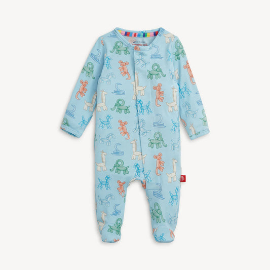 Blue Party Animals Glow in the Dark Modal Magnetic Footie