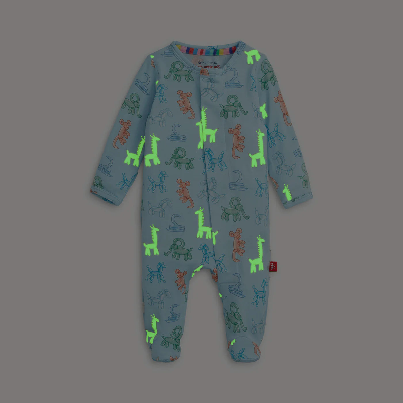 Blue Party Animals Glow in the Dark Modal Magnetic Footie