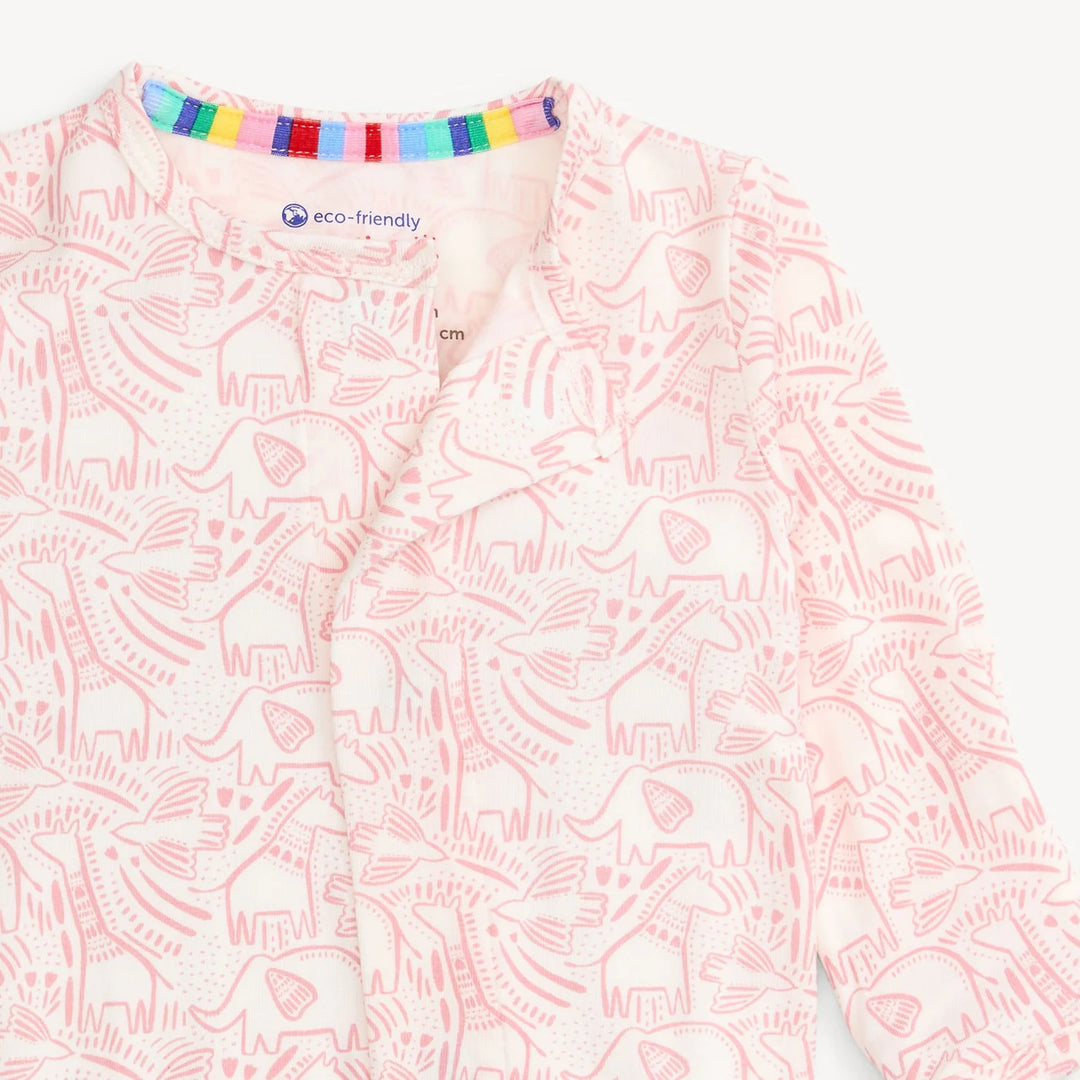 Herds of a Feather Pink Modal Footie