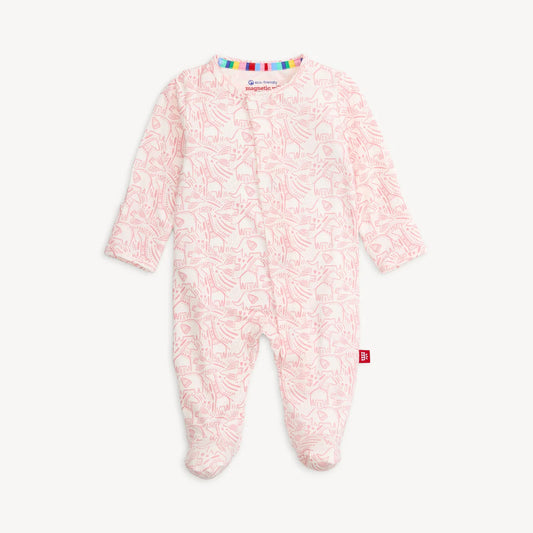 Herds of a Feather Pink Modal Footie