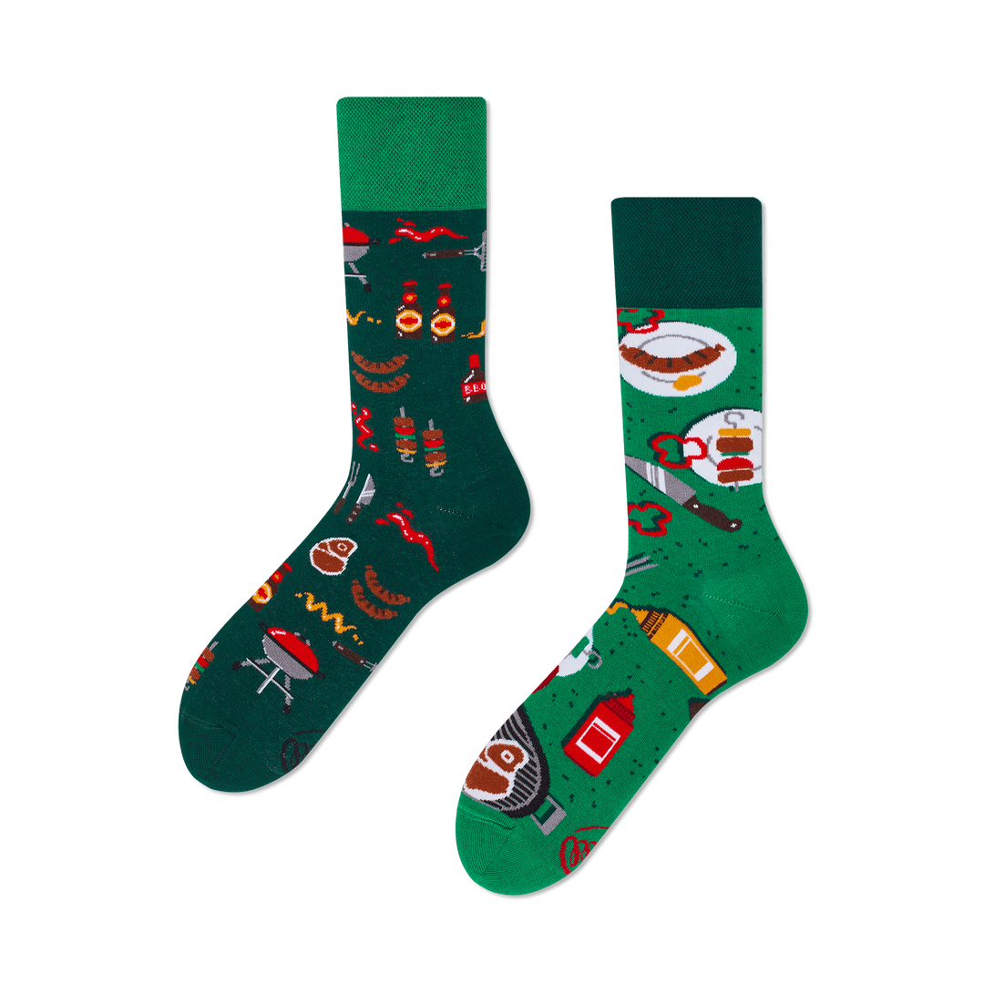 Many Mornings - BBQ Crew Socks