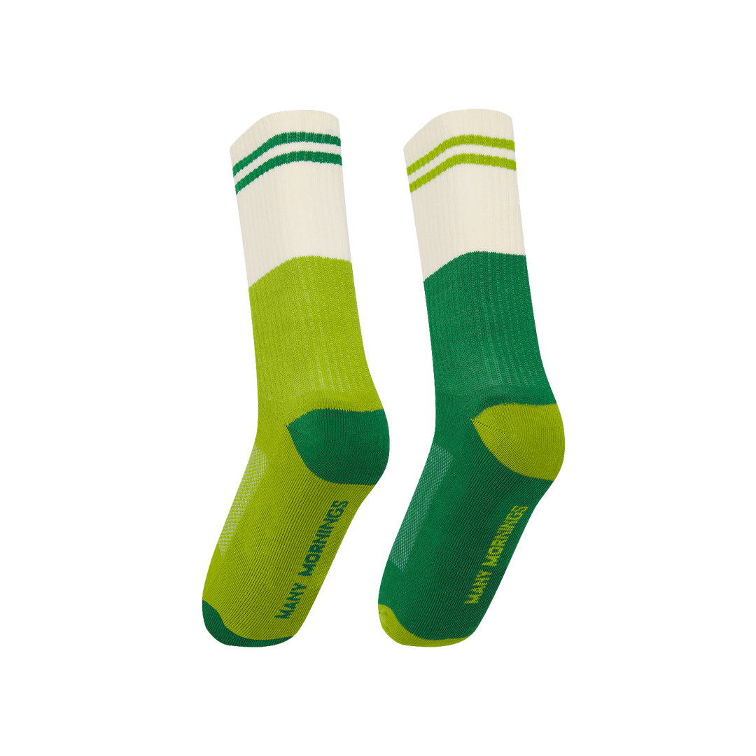 Many Mornings - Green Groove Sport Socks