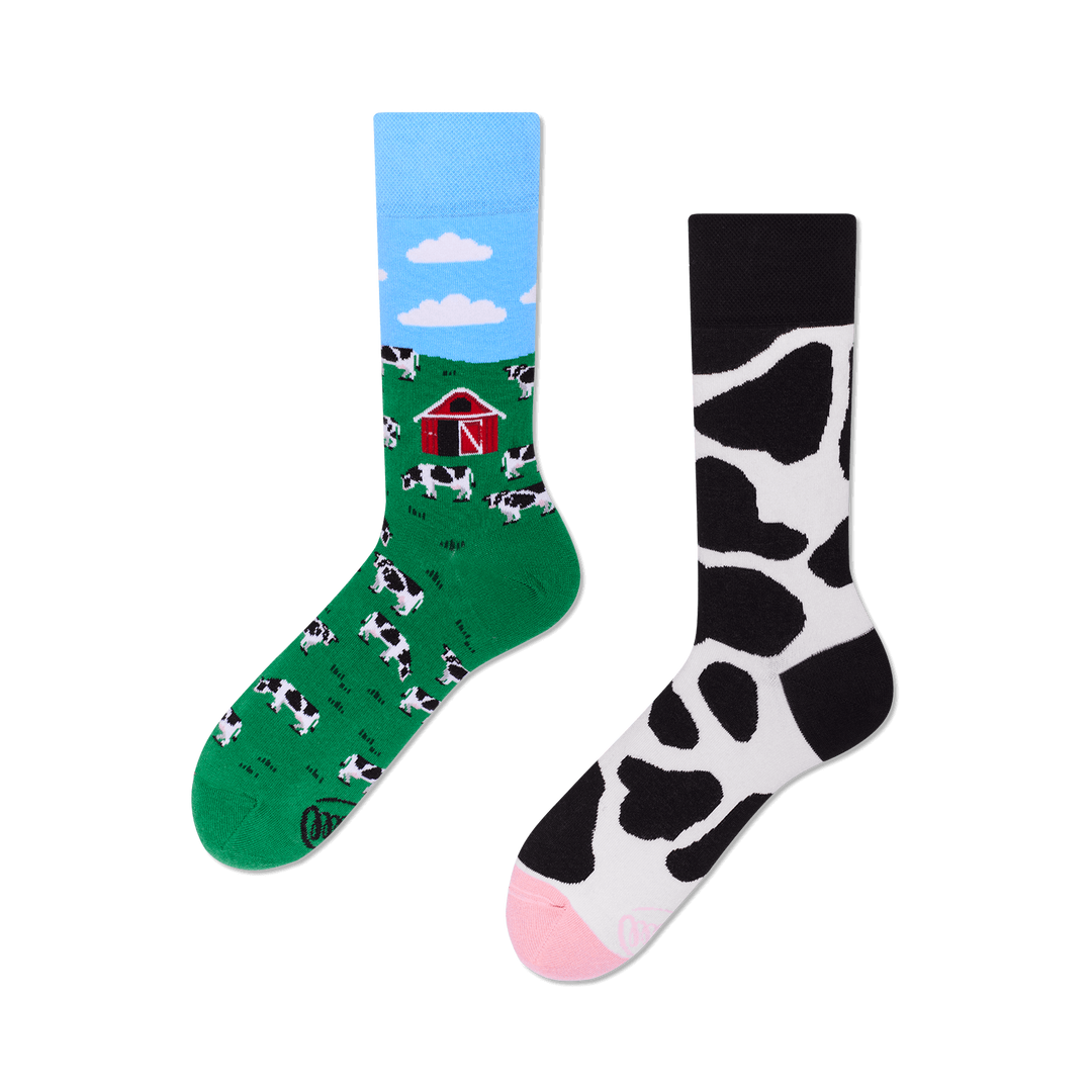 Many Mornings - Holy Cow Crew Socks