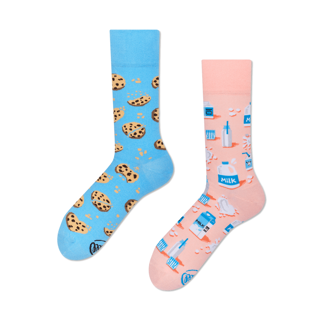 Many Mornings - Milk &amp; Cookies Crew Socks