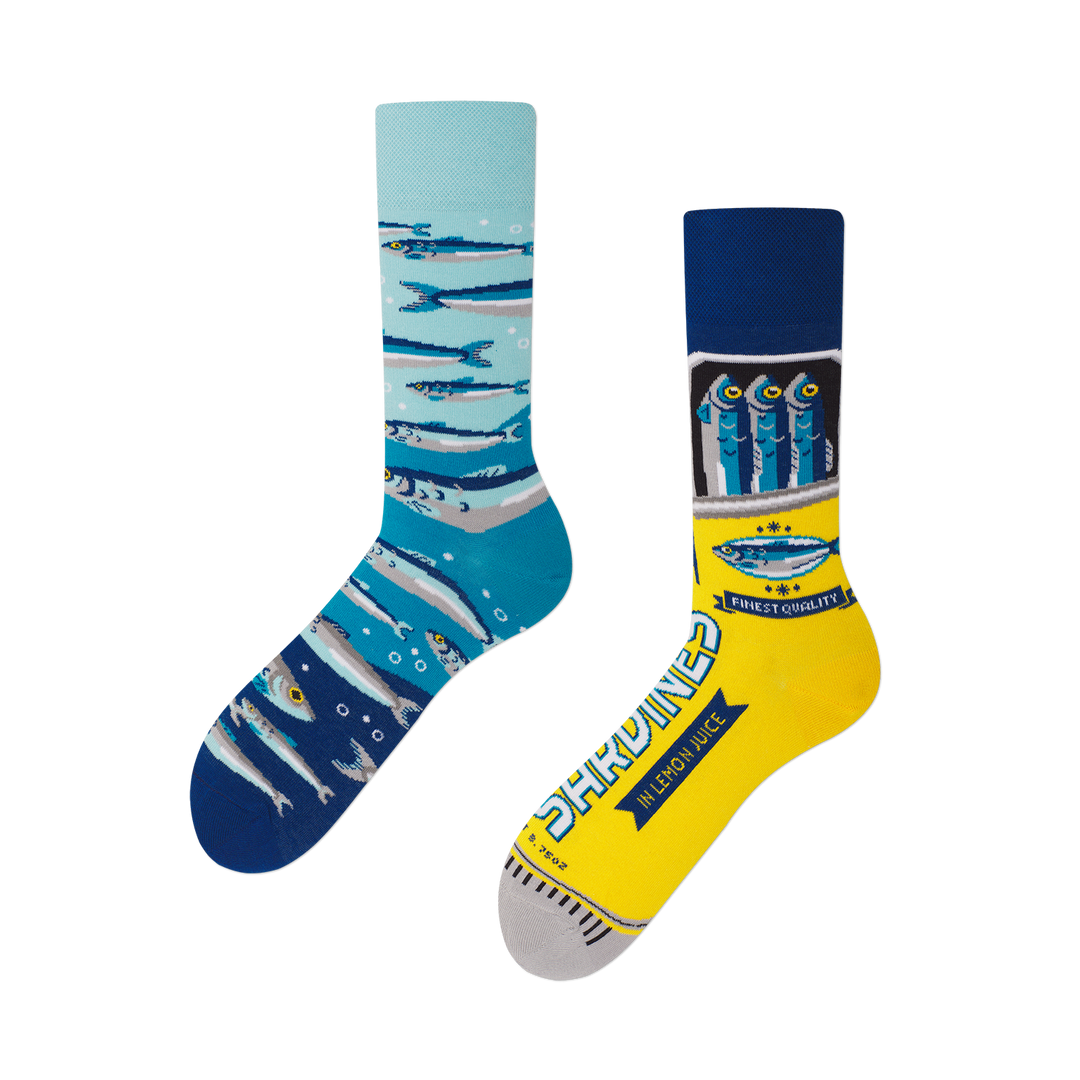 Many Mornings - The Sardines Crew Socks