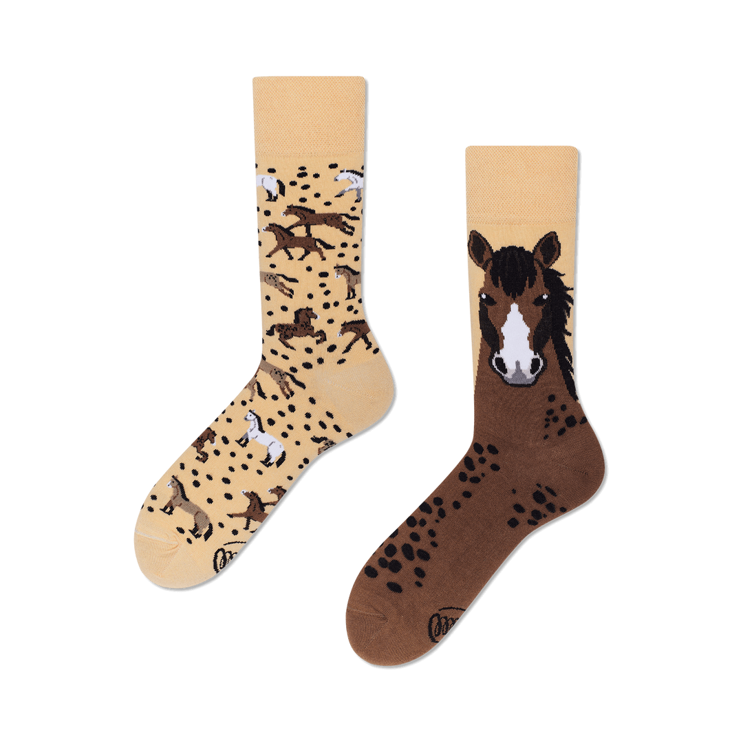 Many Mornings - Wild Horse Crew Socks