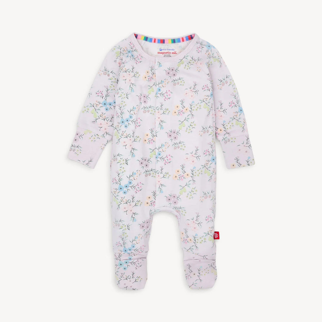 emily modal magnetic parent favorite footie with ruffle
