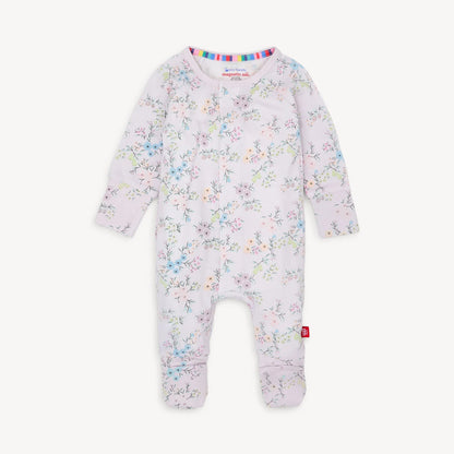 emily modal magnetic parent favorite footie with ruffle