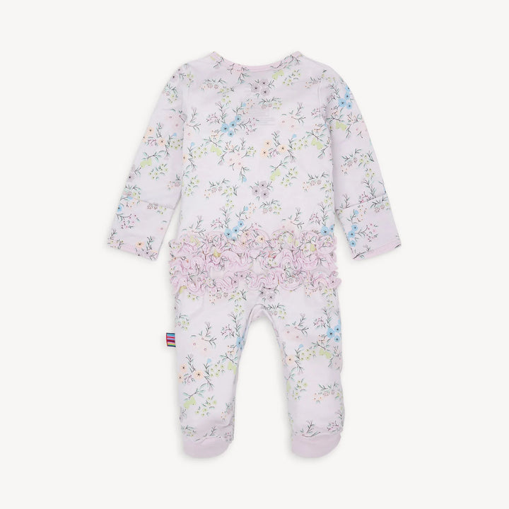 emily modal magnetic parent favorite footie with ruffle