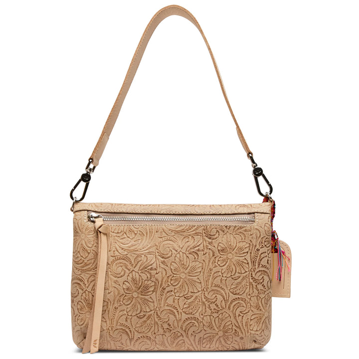 Consuela Lawton Metro Crossbody - Tooled Leather Compact Bag