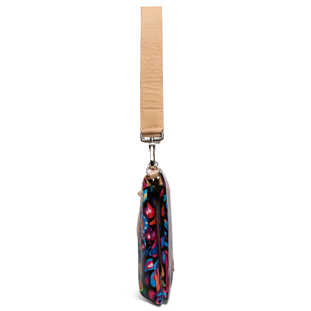 Consuela Sophie Metro Crossbody - Vibrant Floral &amp; Blue Contrast Handbag