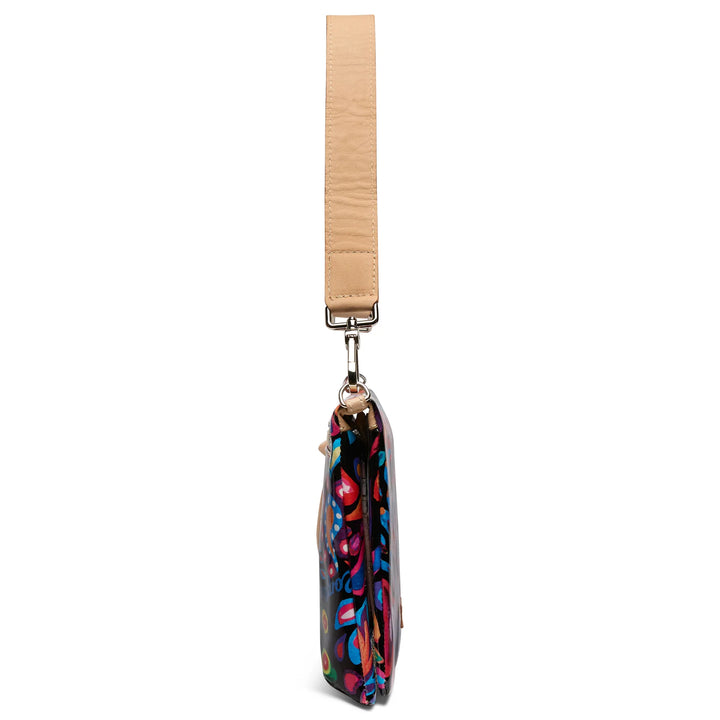 Consuela Sophie Metro Crossbody - Vibrant Floral &amp; Blue Contrast Handbag