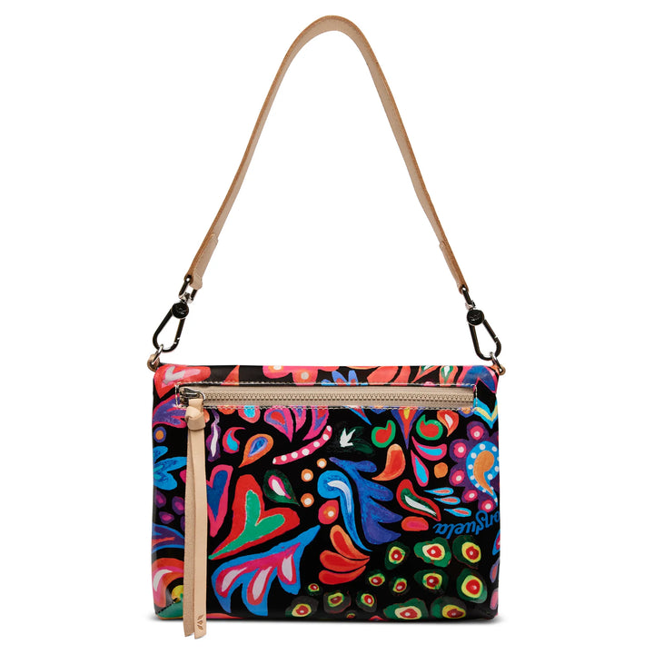 Consuela Sophie Metro Crossbody - Vibrant Floral &amp; Blue Contrast Handbag
