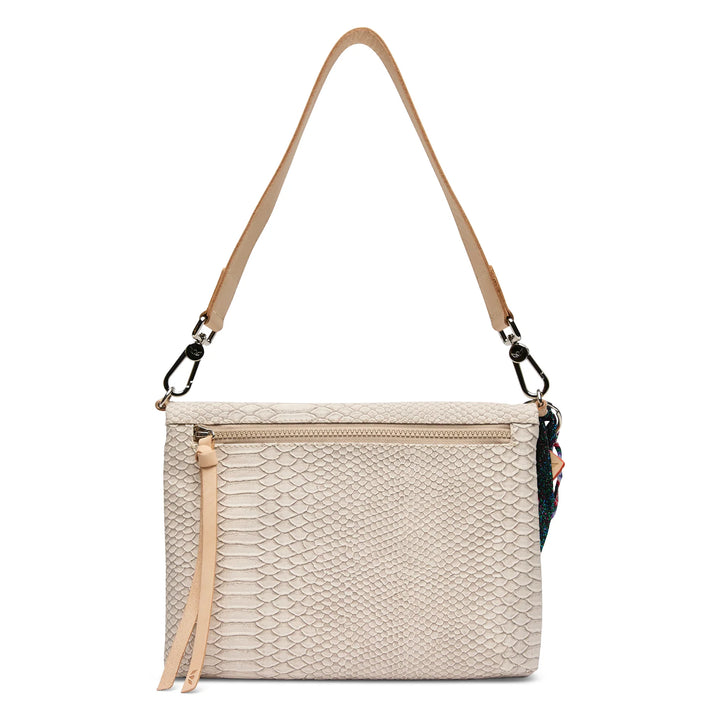 Consuela Thunderbird Metro Crossbody - Reptile-Textured Leather Handbag