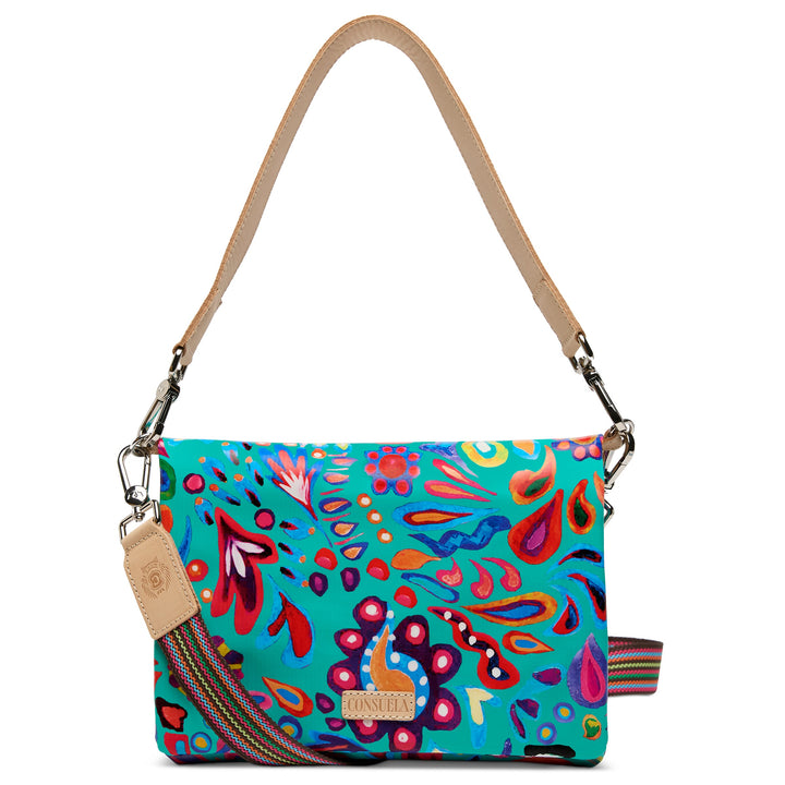 Consuela Tasha Metro Crossbody bag front view colorful ConsuelaCloth women&