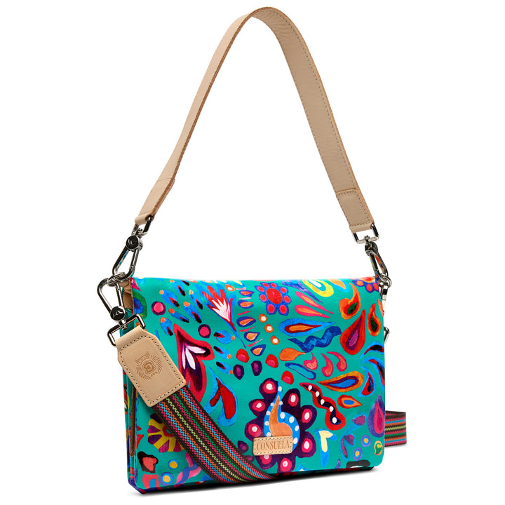 Consuela Tasha Metro Crossbody interior pockets card slots ID window women&