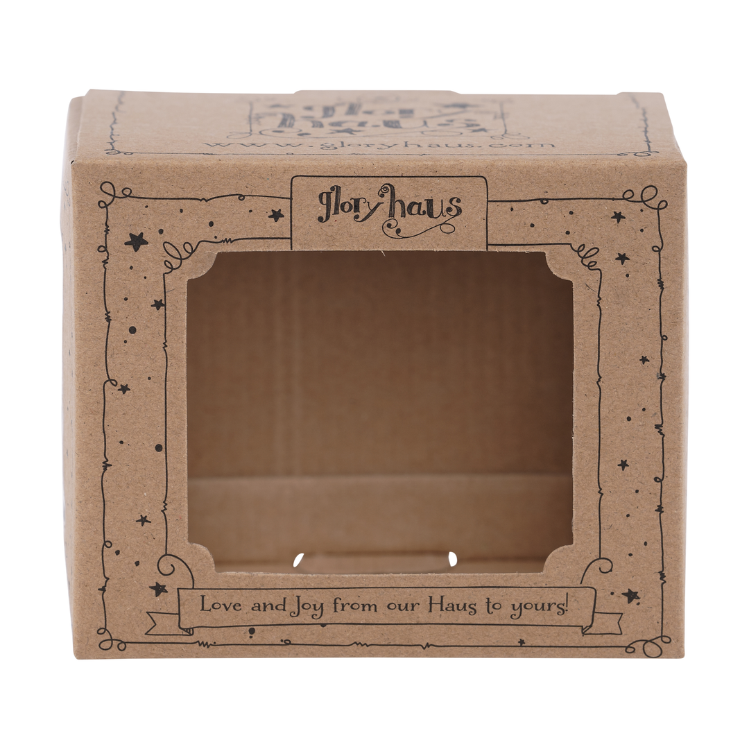 Glory Haus mug in gift box — arrives beautifully packaged and ready to give.