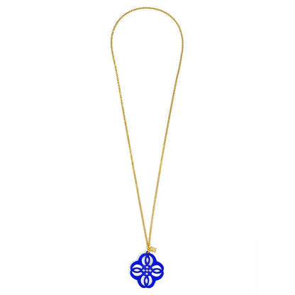 Mandala Pendant Long Necklace