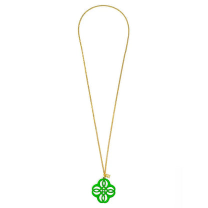 Mandala Pendant Long Necklace