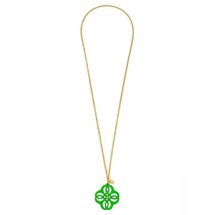 Mandala Pendant Long Necklace