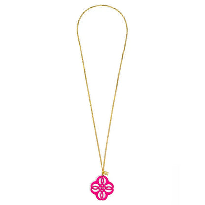 Mandala Pendant Long Necklace