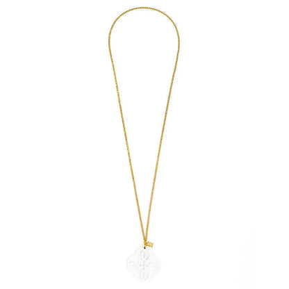 Mandala Pendant Long Necklace