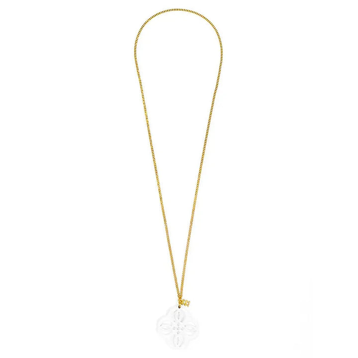 Mandala Pendant Long Necklace