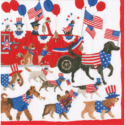 Join The Parade Cocktail Napkins - 20 Per Package